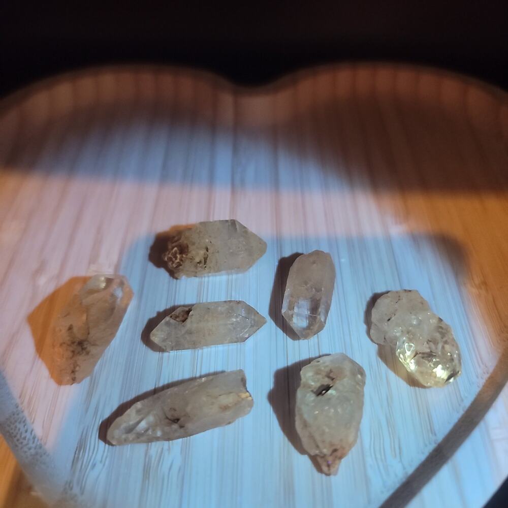 Golden Enhydro Skeletal Quartz Bundle, 33G